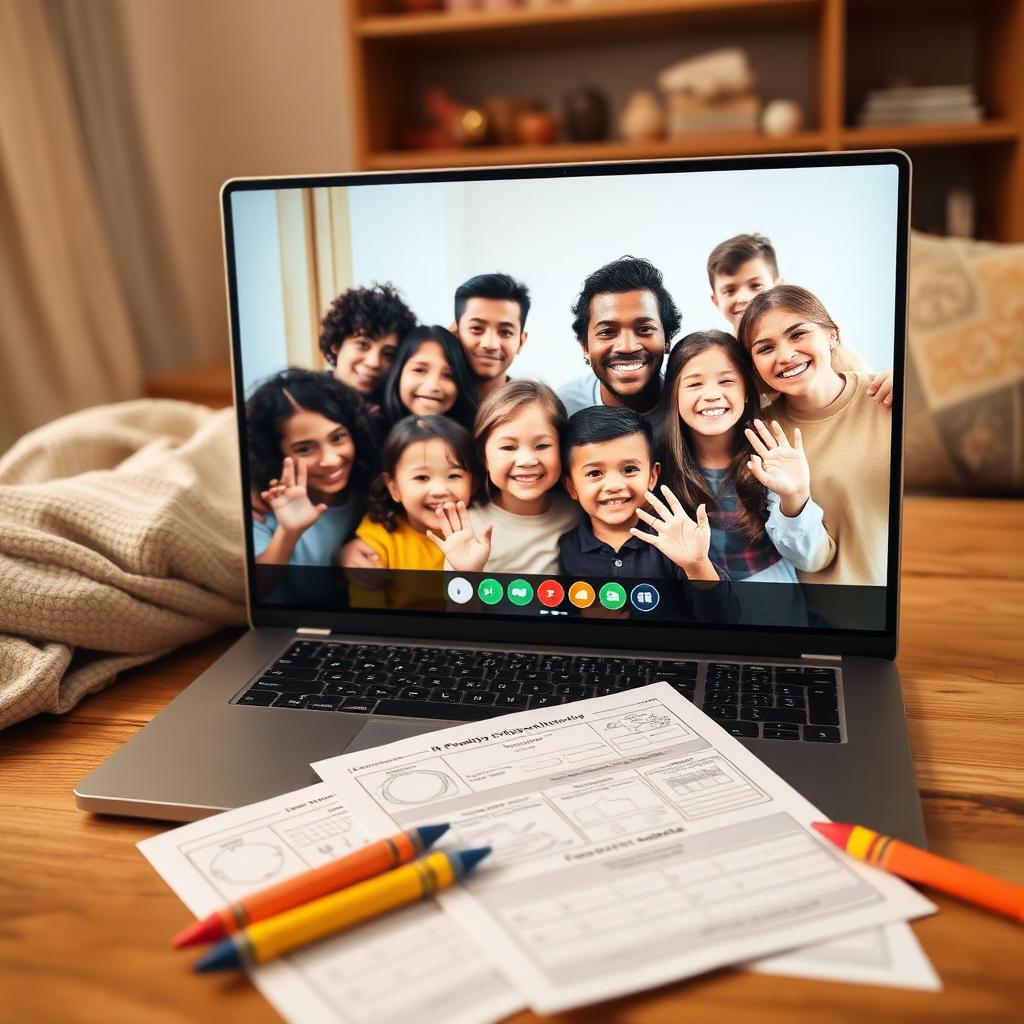 Online parents community chat on smartphone