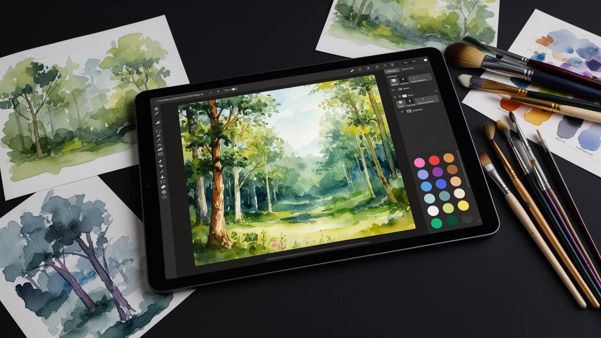 Procreate Watercolor Kit